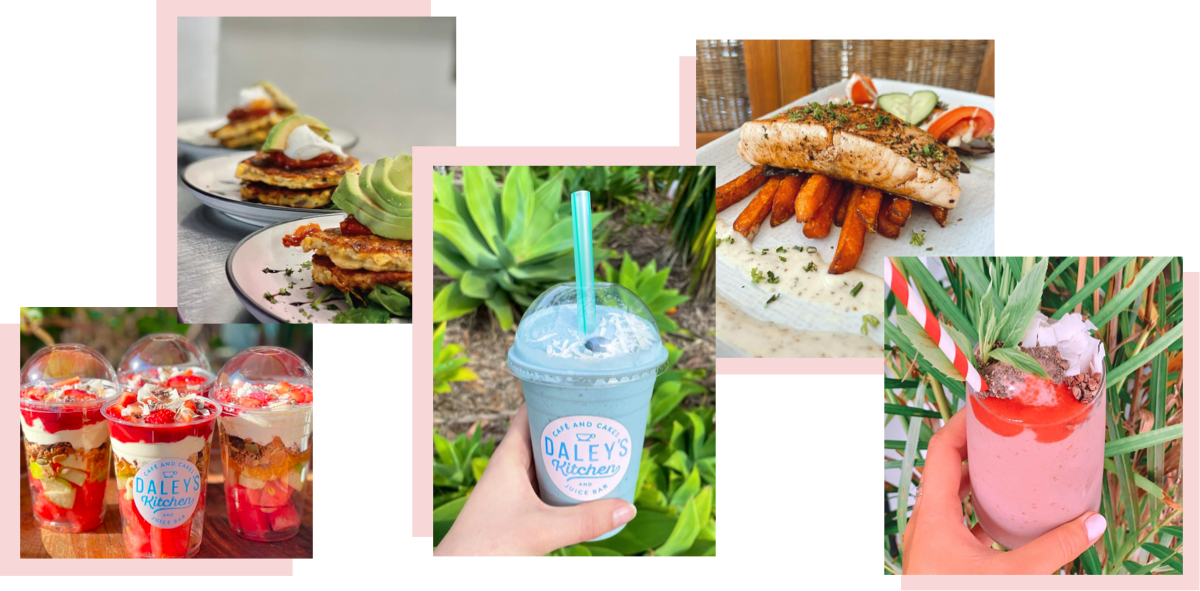 Cafe and juice bar serving healthy and delicious smoothies and beverages, breakfasts, lunches, cakes and desserts